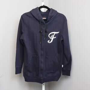 Bulwark‎ Protective Apparel Navy Zip Hoodie F Logo Men’s M